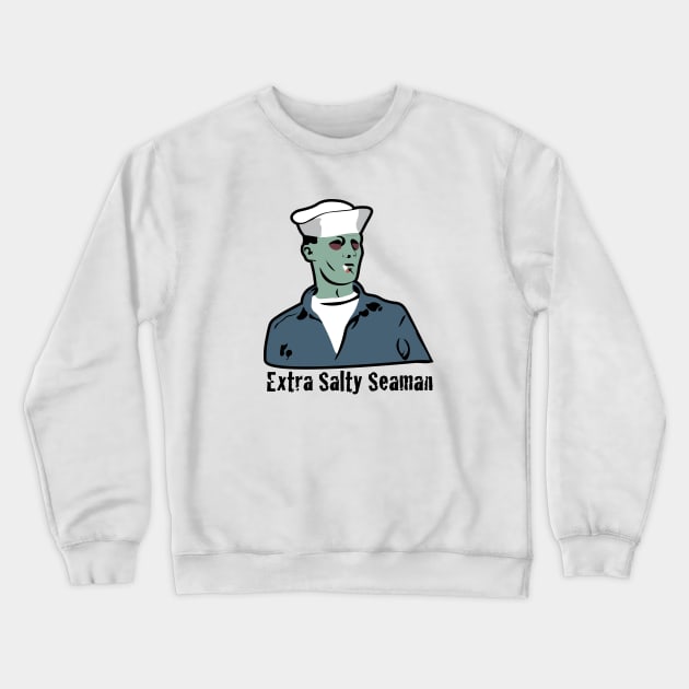 Zombie Sailor Crewneck Sweatshirt by ADMDesigning